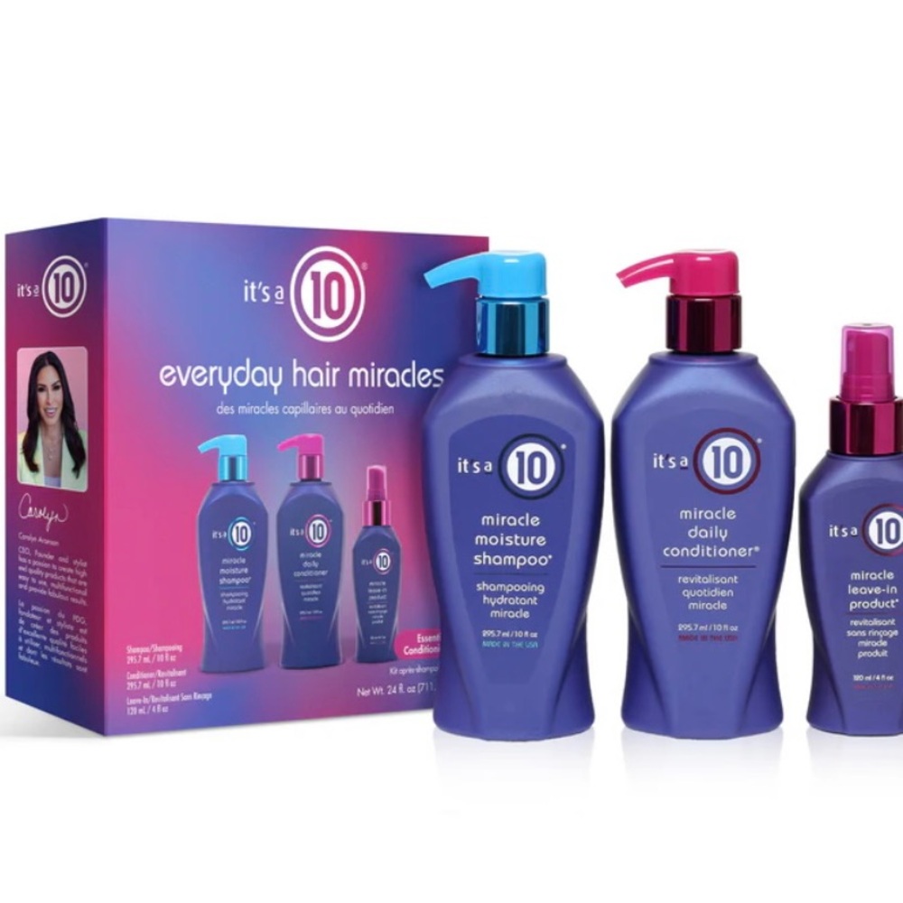 It's a 10 Hair Care Set